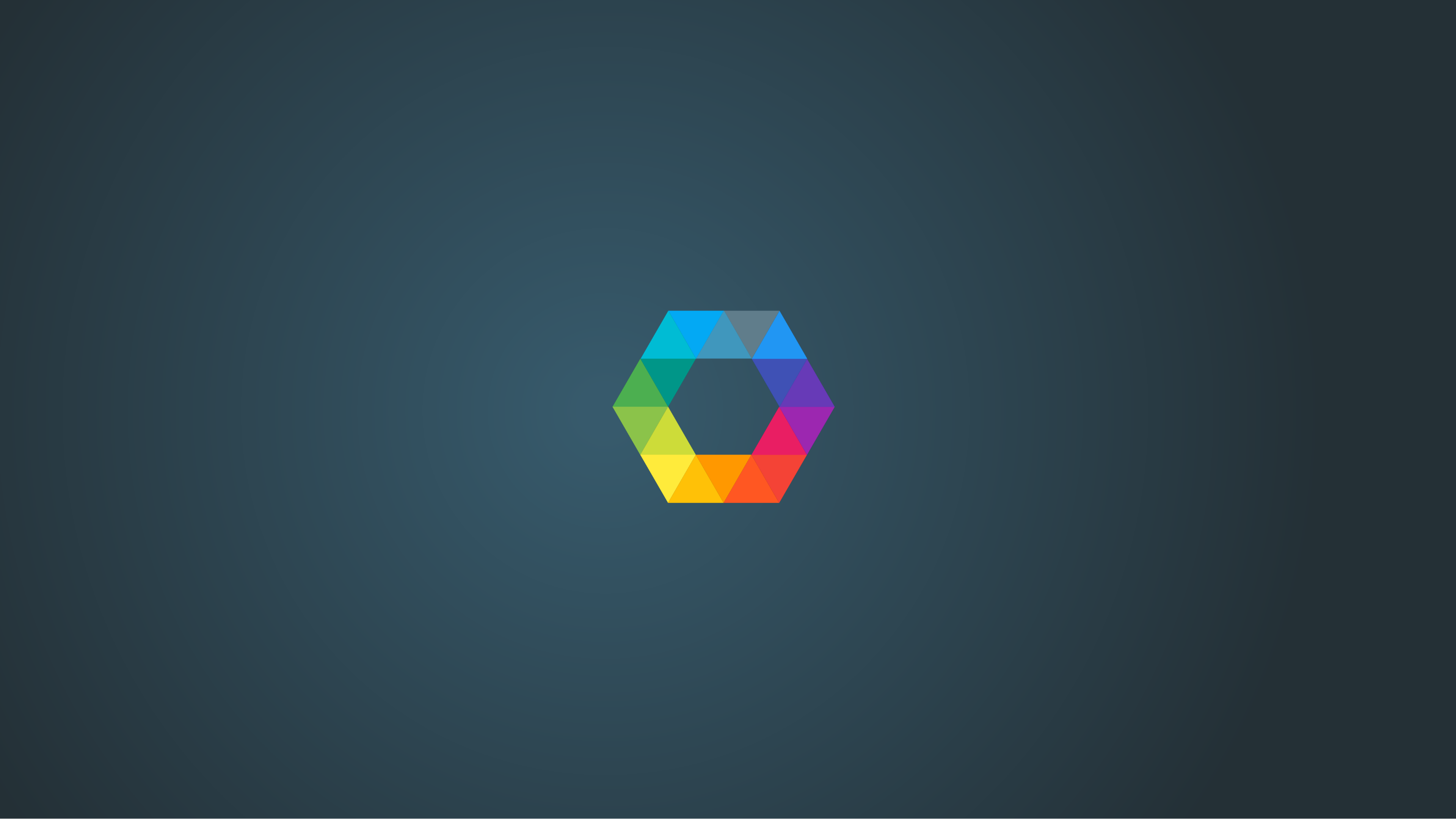 Minimal Hex Geometry Wallpaper