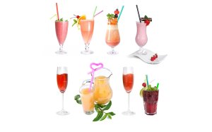 Editor's Choice - Fruit Cocktail Glass Wallpaper